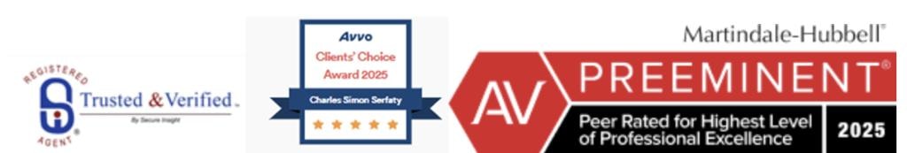 Trusted & Verified | Avvo Clients' Choice 2025 | Martindale-Hubbell AV Preeminent 2025